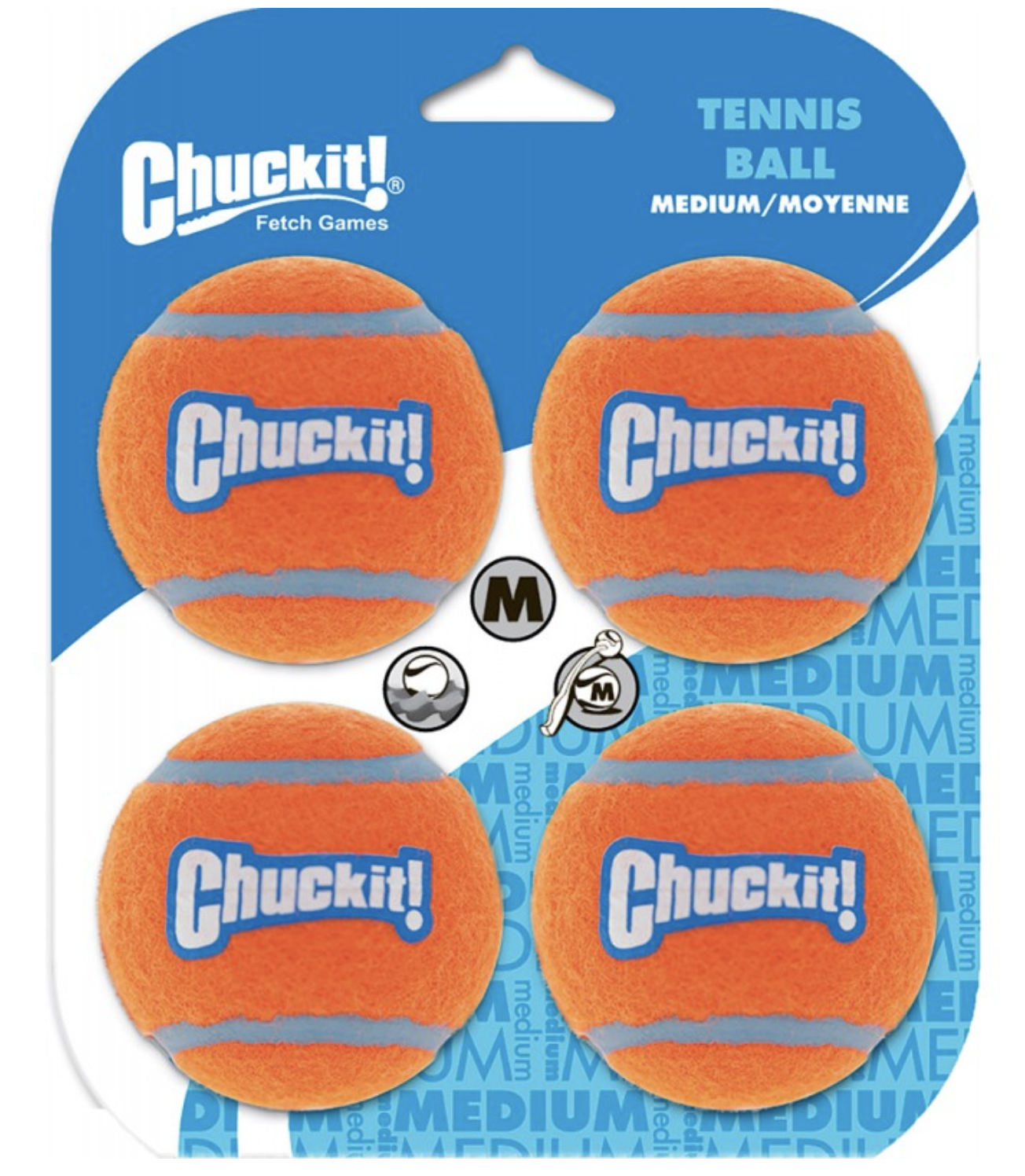 Chuck it Tennisball 4er Pack