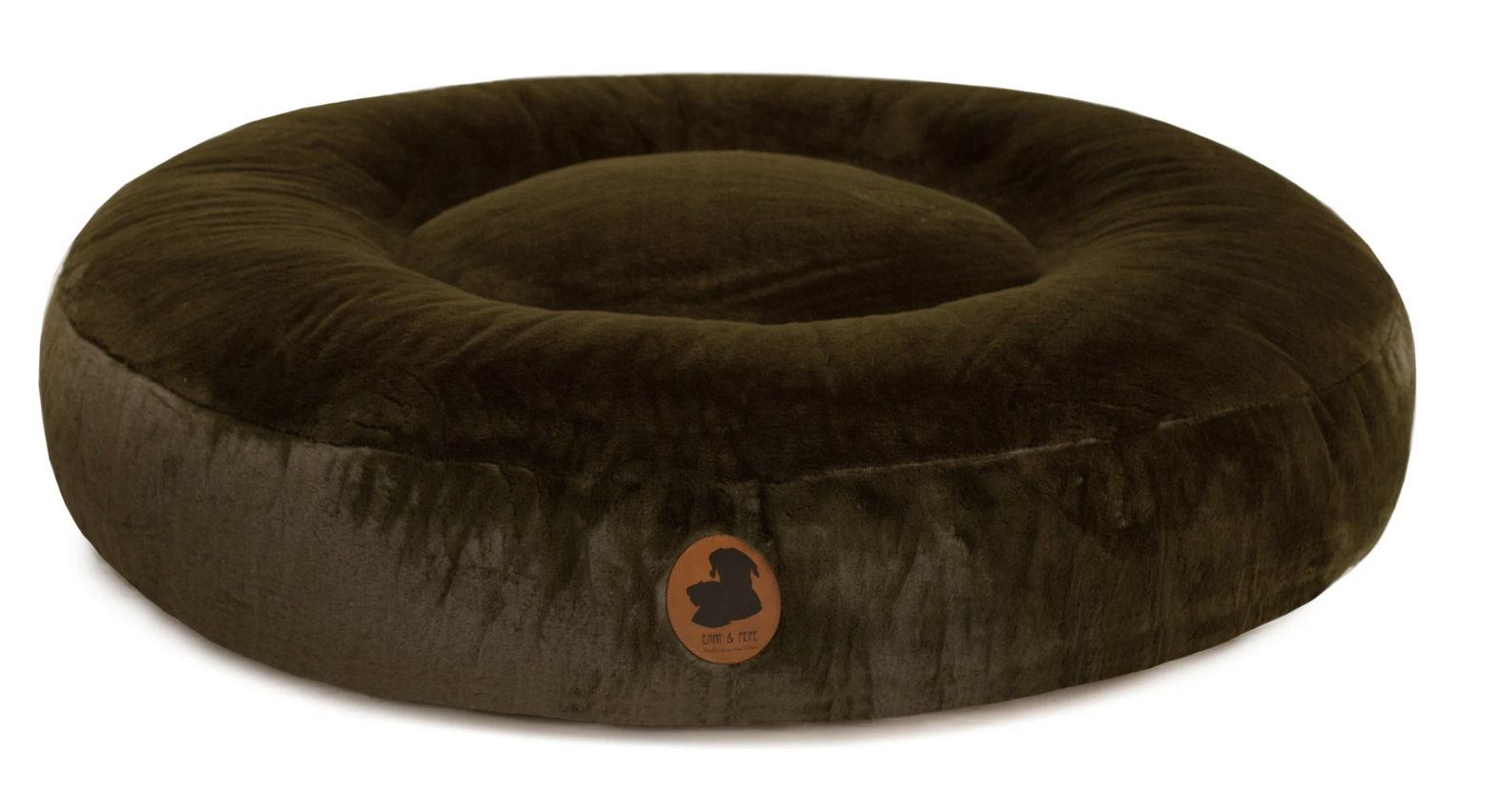 Wau-Bed Olive Oval 120 x 100cm